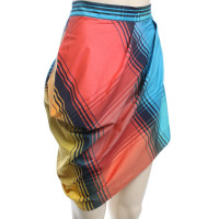 Vivienne Westwood Asymmetric Check-skirt