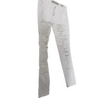 Guess Paire de Pantalon en Denim en Blanc
