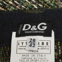 D&G Boucle Gonna in Multicolor