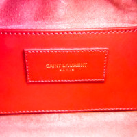 Saint Laurent Baby Duffle Bag Leer in Rood