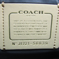 Coach Handtasche aus Leder in Beige