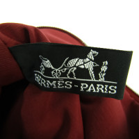 Hermès Bolide Travel Case Katoen in Rood