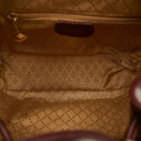 Gucci Bamboo Backpack Leer in Bordeaux