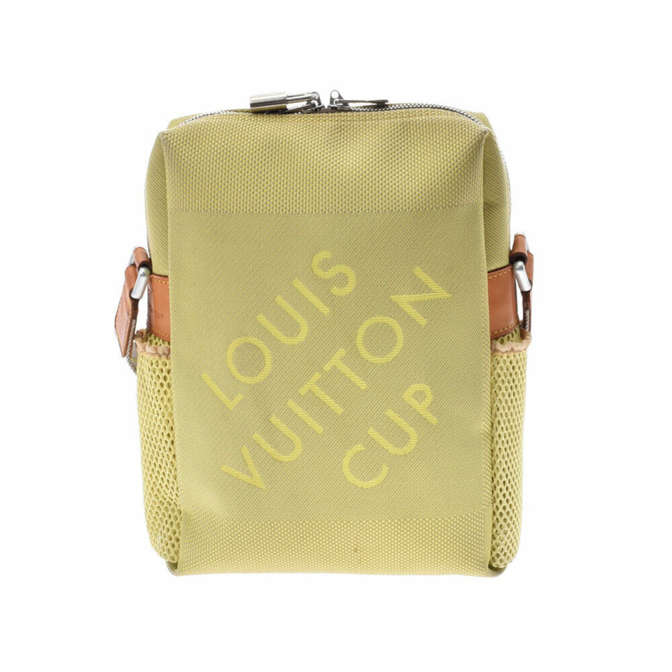 Louis Vuitton Rucksack aus Canvas in Gelb