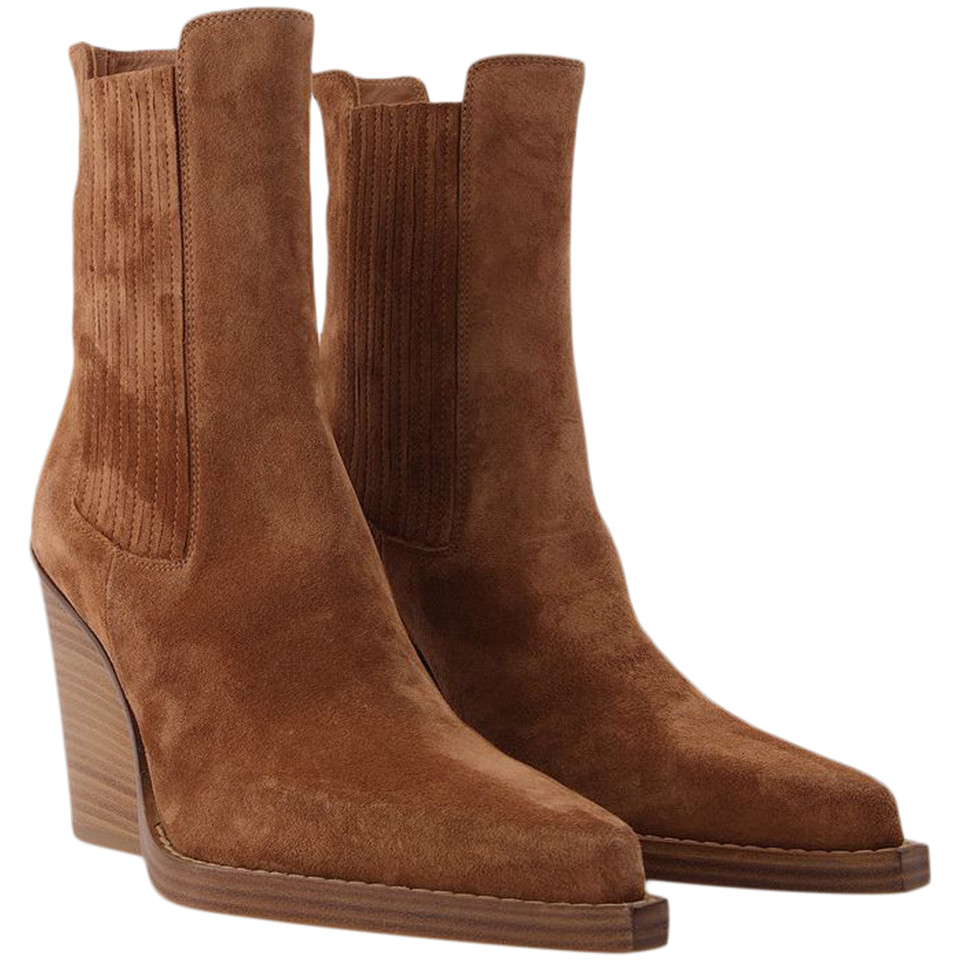 Paris Texas Bottes en Cuir en Marron