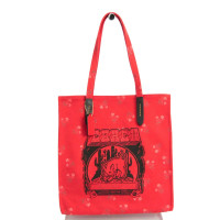 Coach Tote Bag aus Canvas in Rot