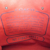 Coach Tote Bag aus Canvas in Rot