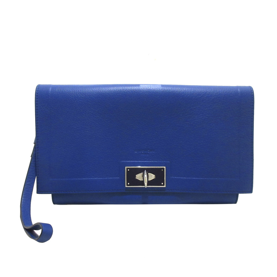Givenchy Clutch Bag Leather in Blue