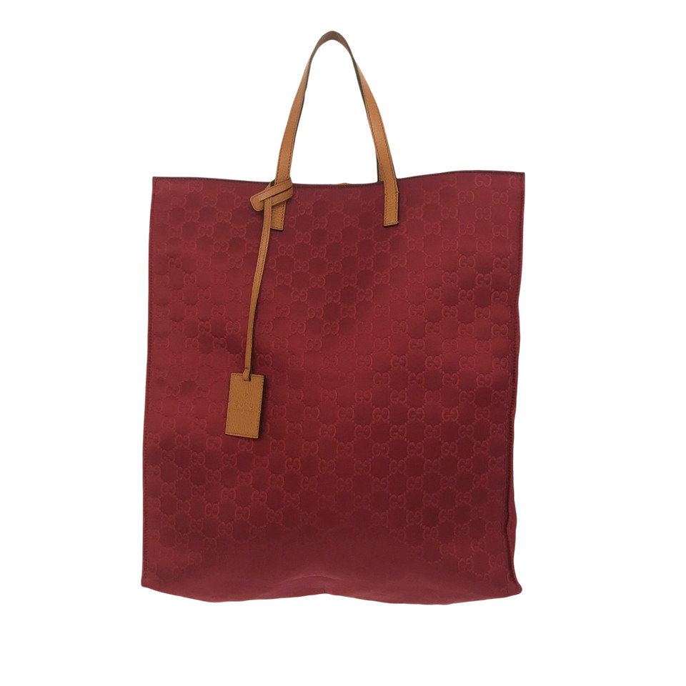 Gucci Tote bag Cotton in Red