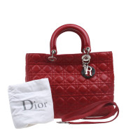 Dior Lady Dior aus Leder in Rot