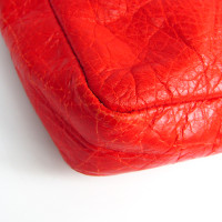 Balenciaga Clutch Bag Leather in Red