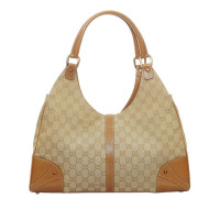 Gucci Jackie Bag Canvas in Beige
