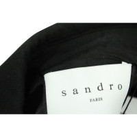 Sandro Blazer Cotton in Black