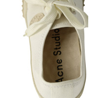 Acne Sneakers Canvas in Wit