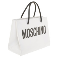Moschino Handtasche in Schwarz/Weiß