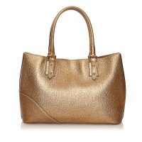 Gucci Hasler Tote Leather in Gold