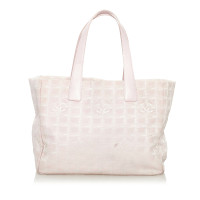 Chanel Tote Bag aus Baumwolle in Rosa / Pink
