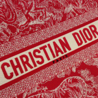 Christian Dior Book Tote en Toile en Rouge
