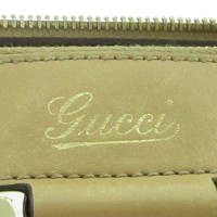 Gucci Umhängetasche aus Canvas in Beige