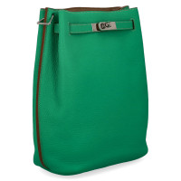 Hermès So Kelly 22 aus Leder in Grün