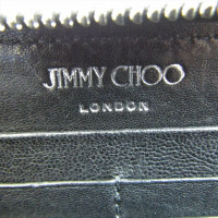 Jimmy Choo Täschchen/Portemonnaie aus Leder in Schwarz