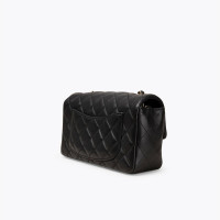 Chanel Classic Flap Bag Mini Rectangle aus Leder in Schwarz