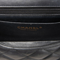Chanel Classic Flap Bag Mini Rectangle aus Leder in Schwarz