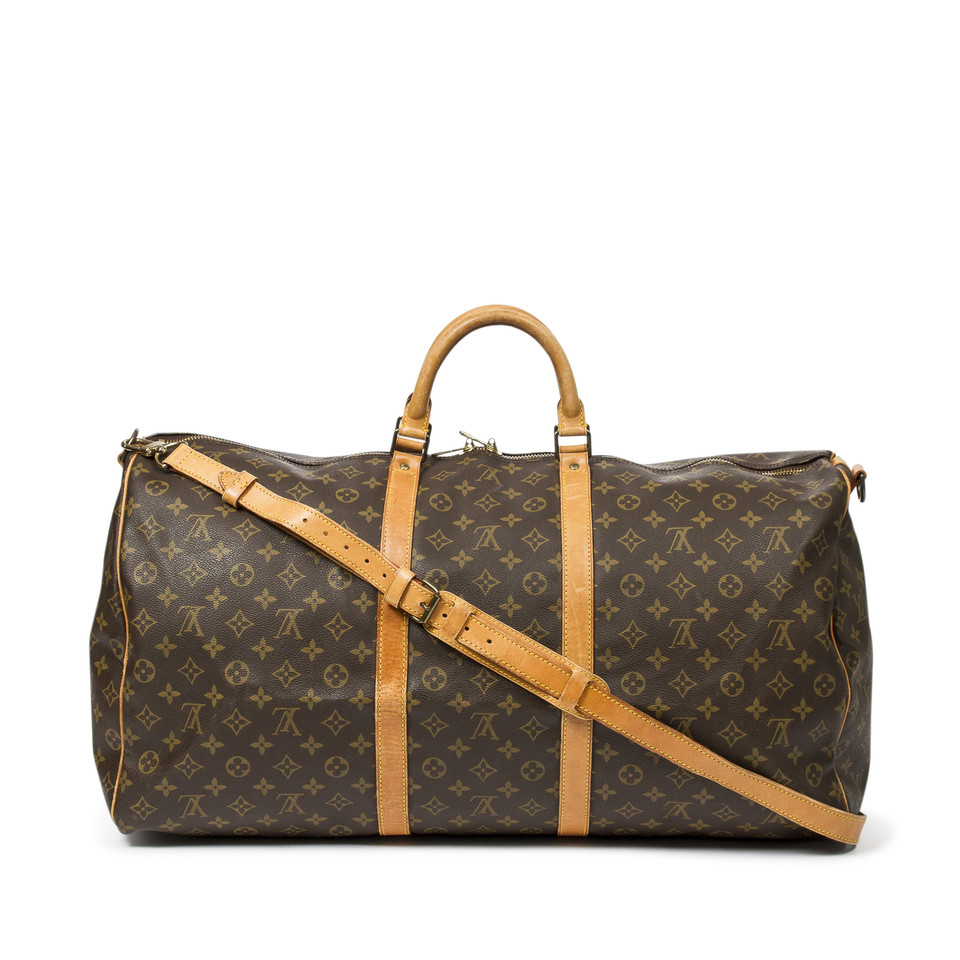 Louis Vuitton Keepall Bandouliere 60 Canvas in Brown