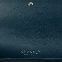 Chanel Timeless Classic aus Leder in Blau