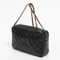 Chanel Camera Bag aus Leder in Schwarz