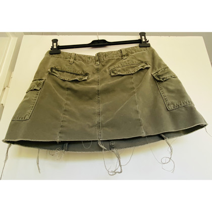 J Brand Skirt Cotton in Olive