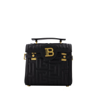 Balmain B-Buzz 23 bag Leather in Black
