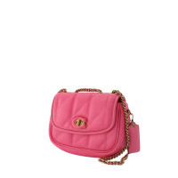 Coach Umhängetasche aus Leder in Rosa / Pink