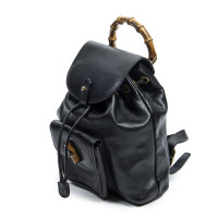 Gucci Bamboo Backpack in Zwart