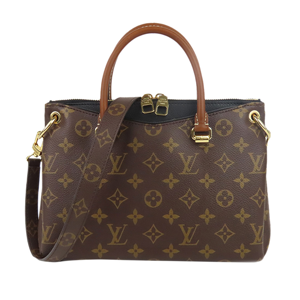 Louis Vuitton Pallas in Tela in Marrone