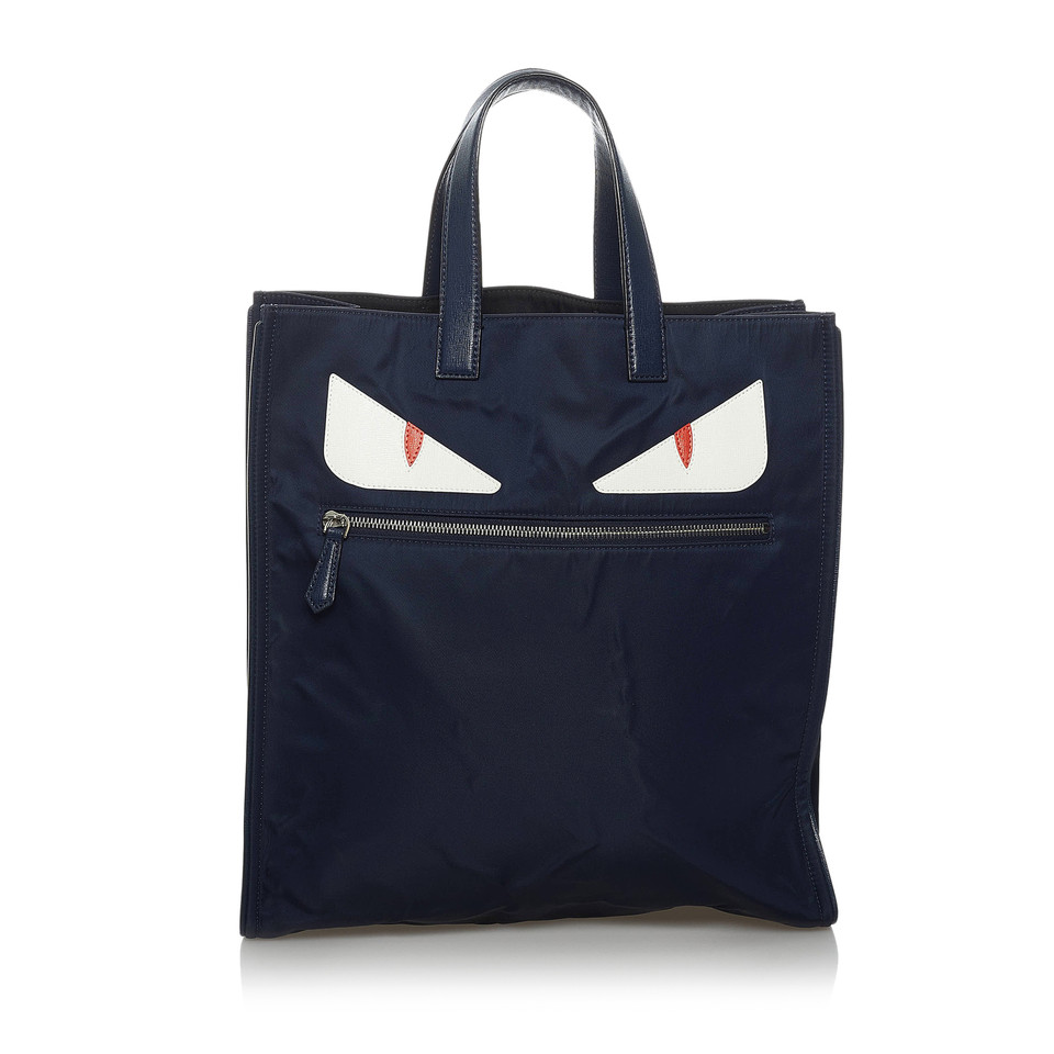 Fendi Tote bag Katoen in Blauw