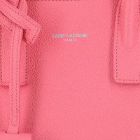 Saint Laurent Sac De Jour aus Leder in Rosa / Pink