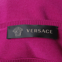 Versace Wollkleid in Fuchsia