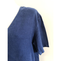 American Vintage Vestito in Lino in Blu