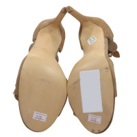 Alaïa Sandalen Suède in Beige