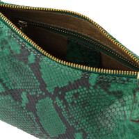 Manu Atelier Prism Bag in Pelle in Verde