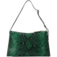 Manu Atelier Prism Bag Leer in Groen