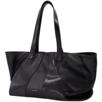 Manu Atelier Carry All in Pelle in Nero