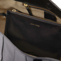 Manu Atelier Carry All in Pelle in Nero