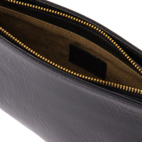 Manu Atelier Curve Bag aus Leder in Schwarz