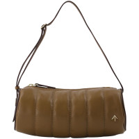 Manu Atelier Padded Cylinder Leather in Brown
