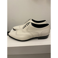 Céline Lace-up shoes Leather in White