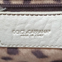Dolce & Gabbana Schoudertas Leer in Wit
