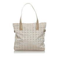 Chanel Tote bag in Cotone in Beige