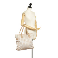 Chanel Tote bag in Cotone in Beige
